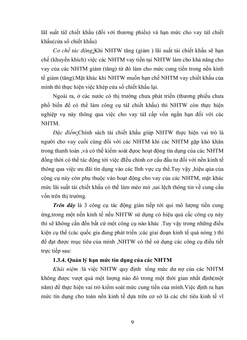 image for page Chính sách tiền tệ trong nền kinh tế thị trường cstt ở việt nam