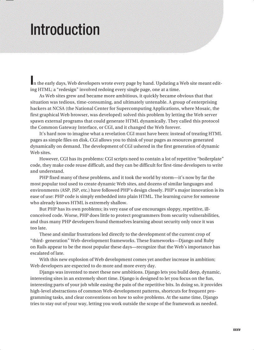 image for page The Definitive Guide to Django Web Development Done Right Second Edition