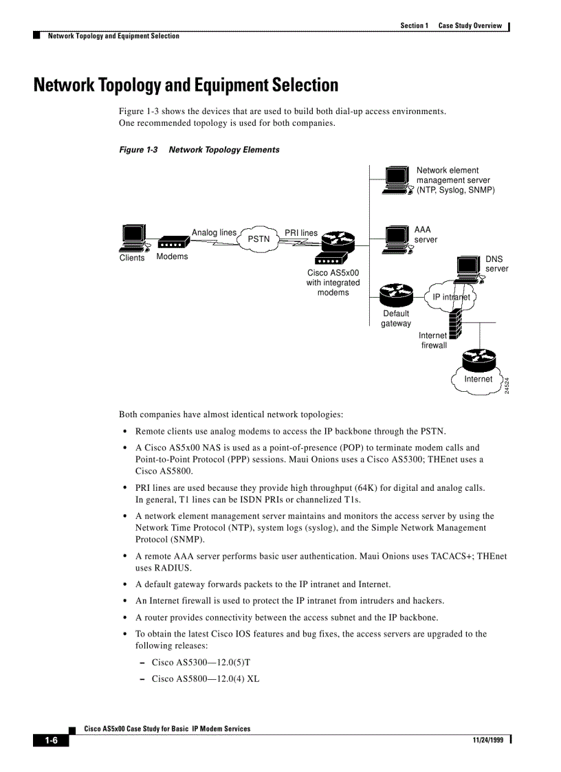 image for page Cisco AS5x00 Case Study for Basic IP modem Services