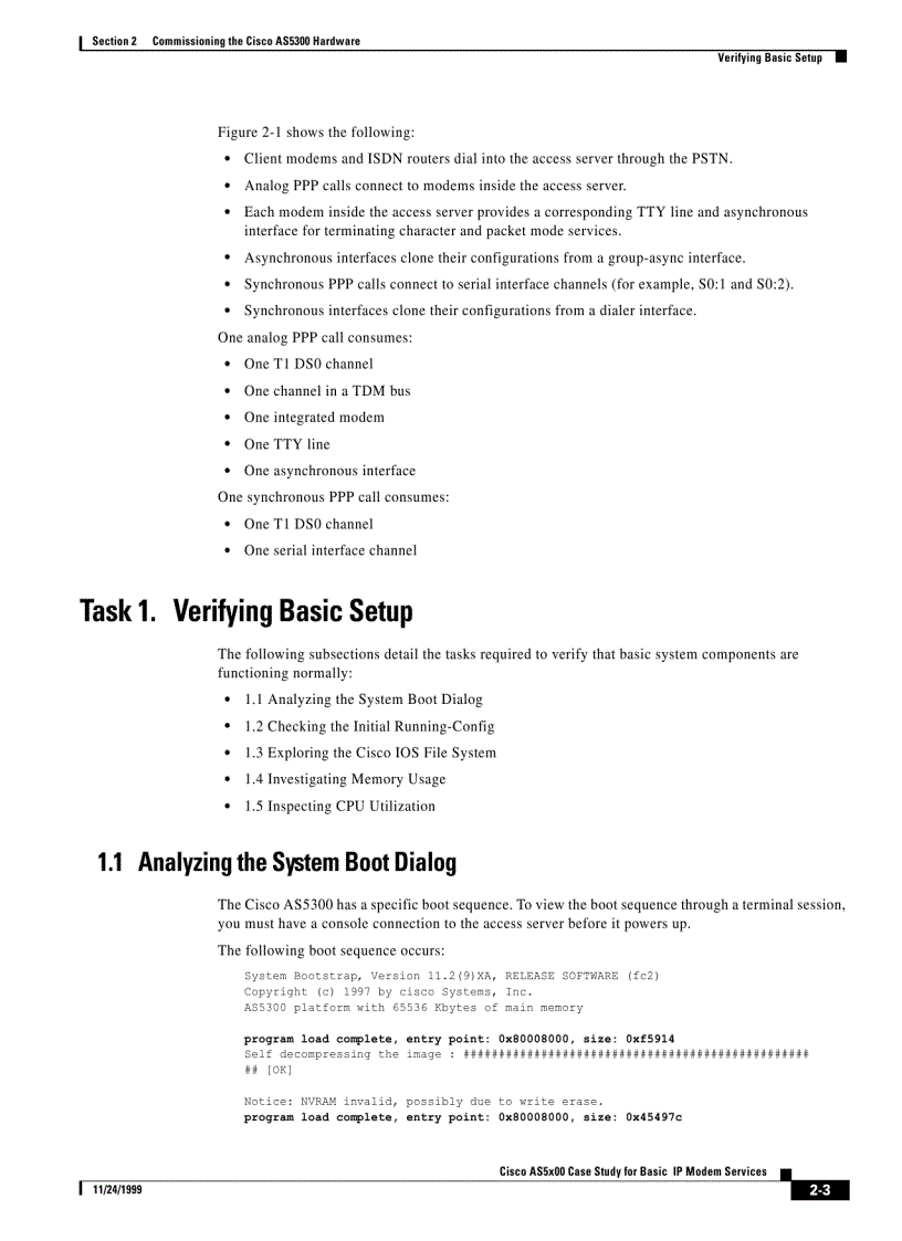 image for page Cisco AS5x00 Case Study for Basic IP modem Services