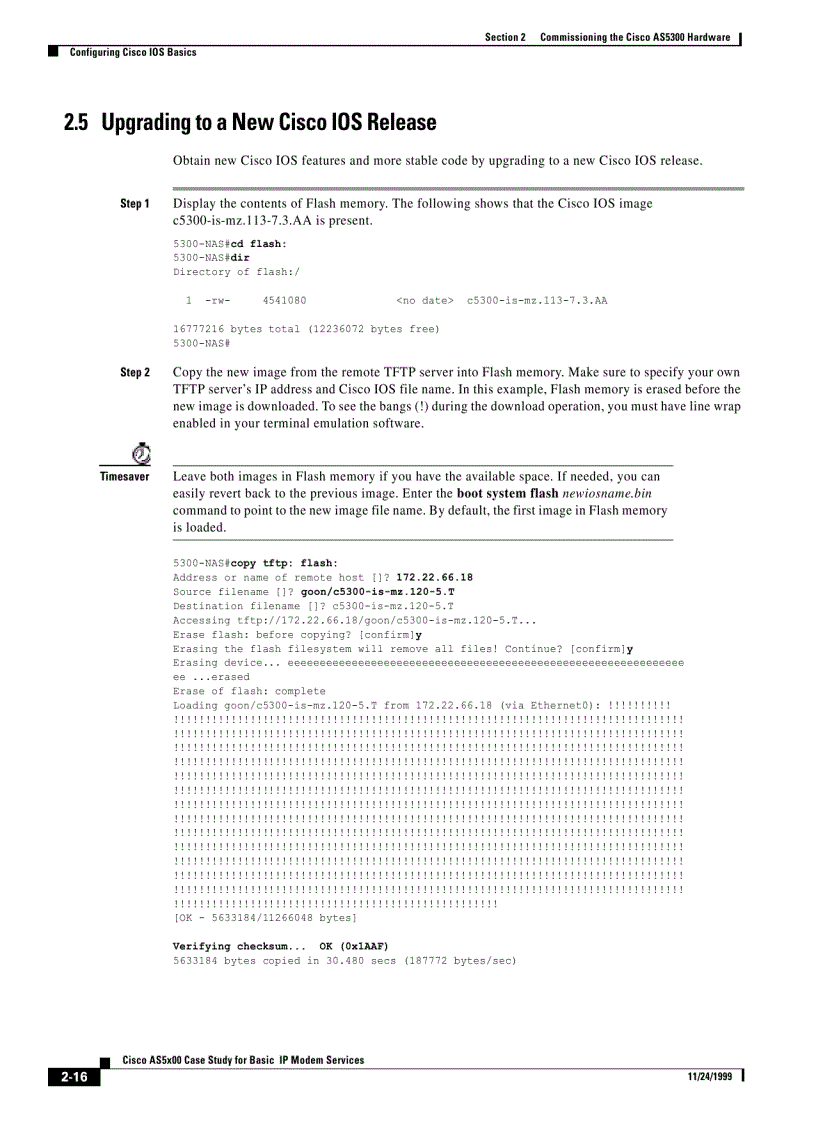 image for page Cisco AS5x00 Case Study for Basic IP modem Services