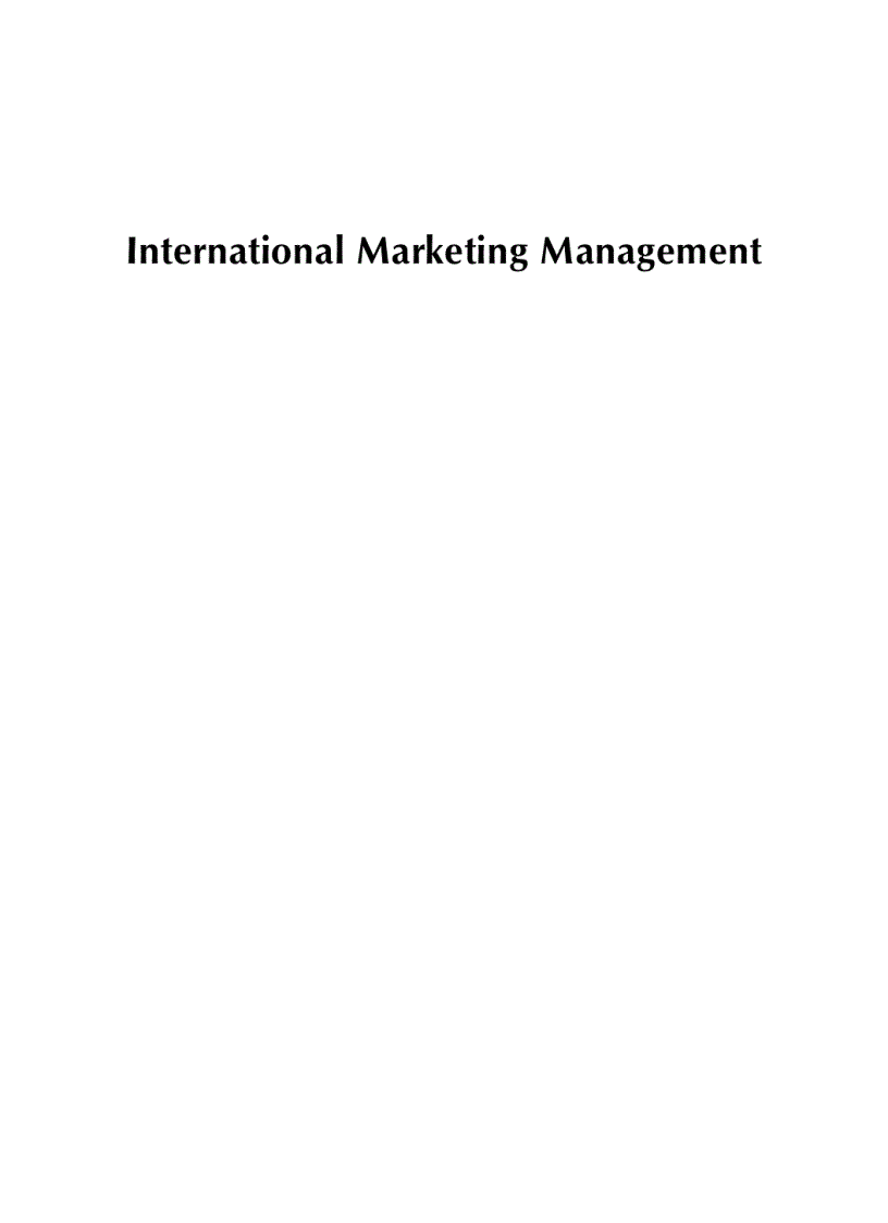 Ebook international marketing