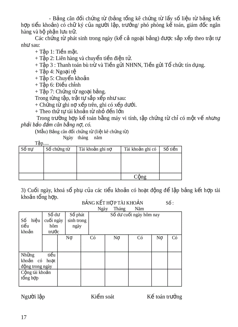 image for page Tổ chức công tác hạch toán kế toán trong ngân hàng kinh doanh 1