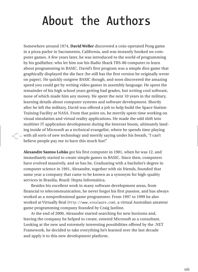 image for page Beginning NET Game Programming in VB NET