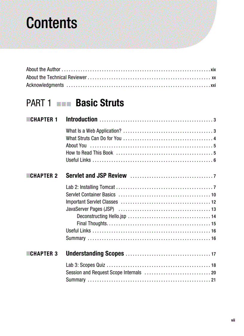 image for page Beginning Apache Struts From Novice to Professional