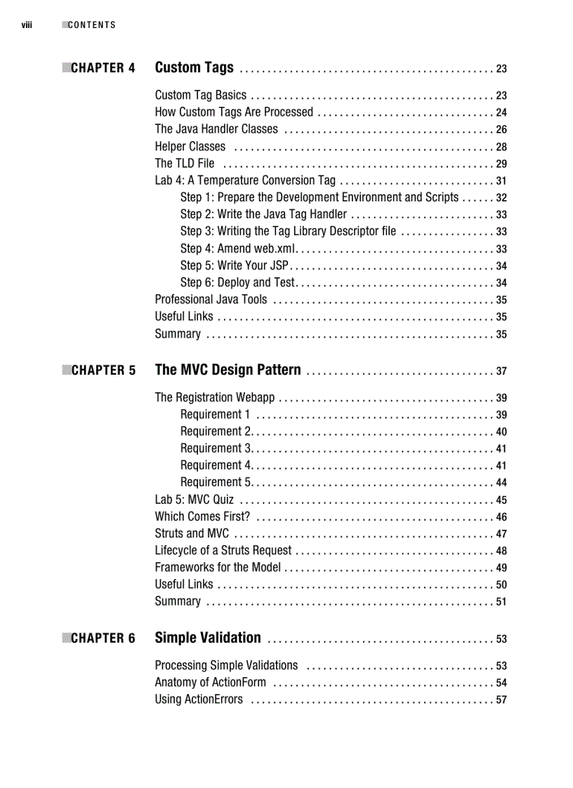 image for page Beginning Apache Struts From Novice to Professional