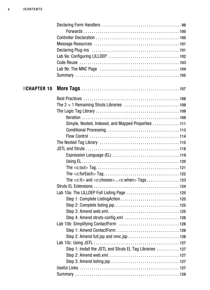 image for page Beginning Apache Struts From Novice to Professional