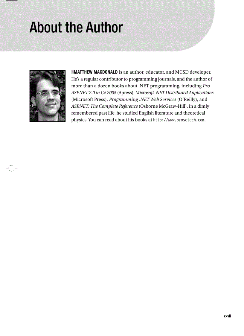 image for page Beginning ASP NET 2 0 in VB 2005 From Novice to Professional