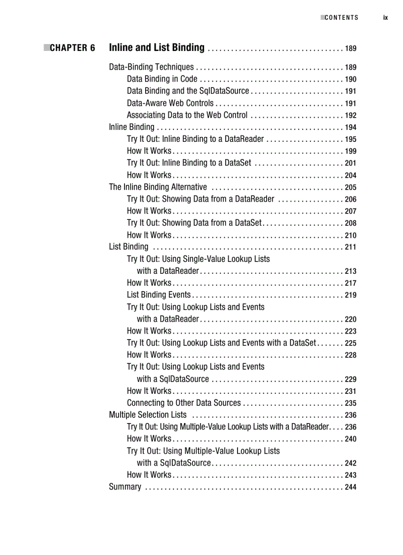 image for page Beginning ASP NET 2 0 Databases From Novice to Professional