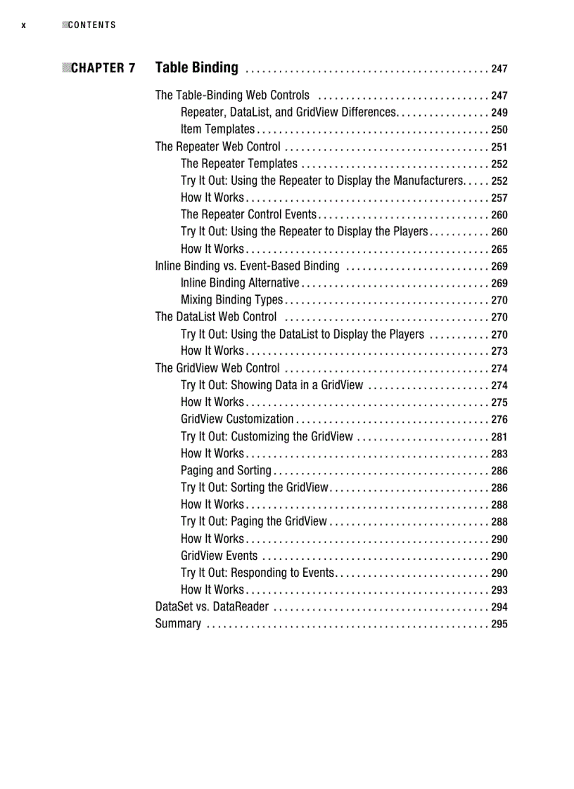 image for page Beginning ASP NET 2 0 Databases From Novice to Professional