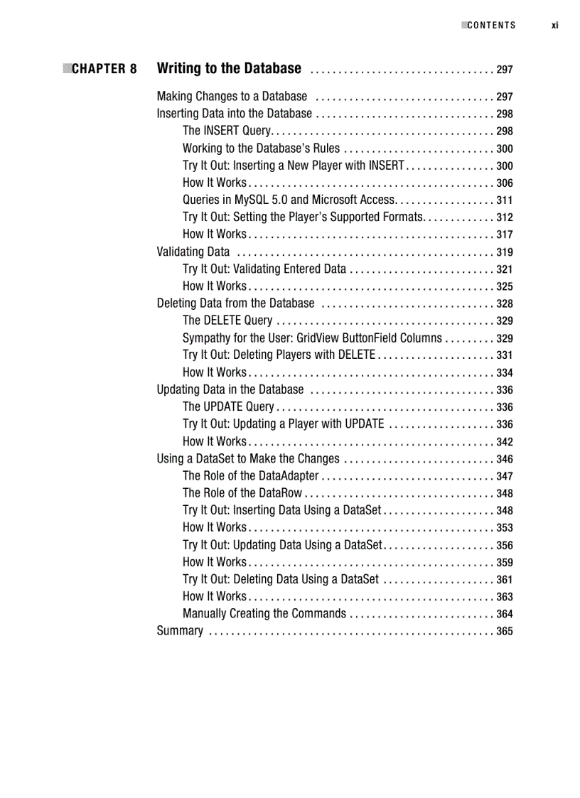 image for page Beginning ASP NET 2 0 Databases From Novice to Professional