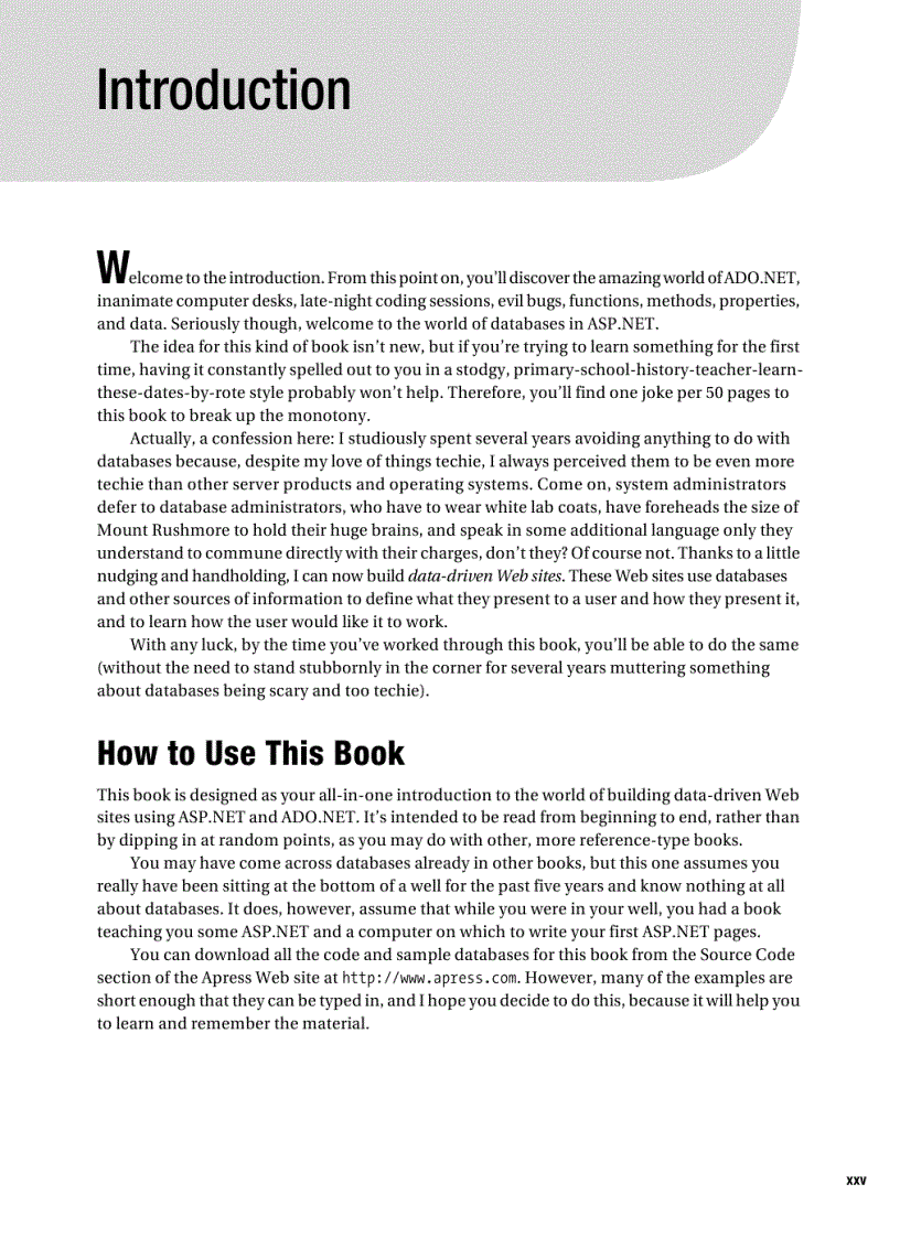 image for page Beginning ASP NET 2 0 Databases From Novice to Professional