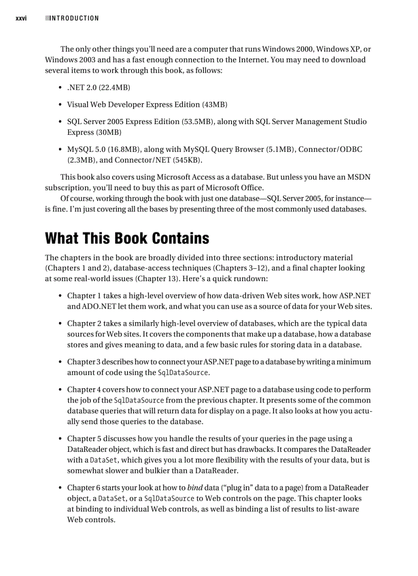 image for page Beginning ASP NET 2 0 Databases From Novice to Professional