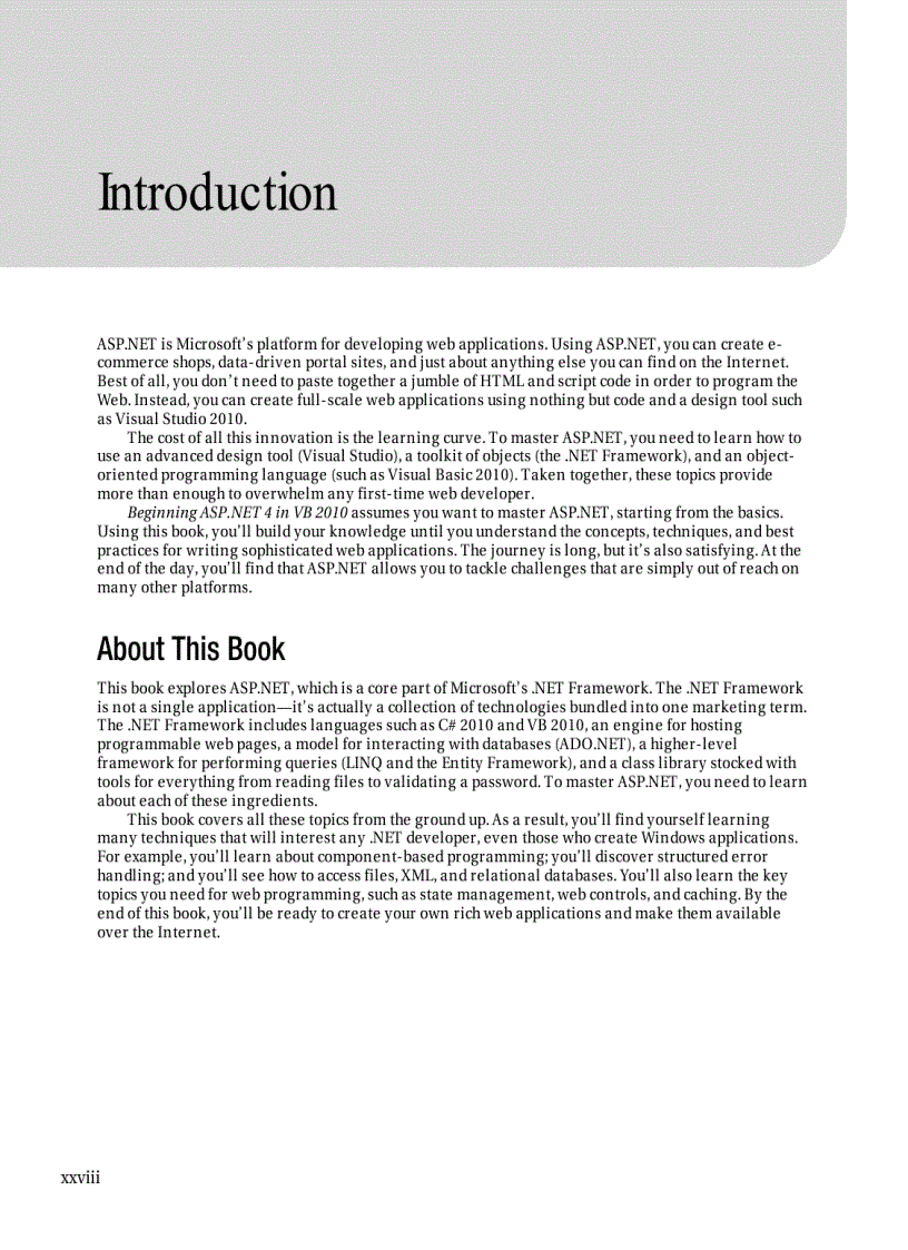 image for page Beginning ASP NET 4 in VB 2010