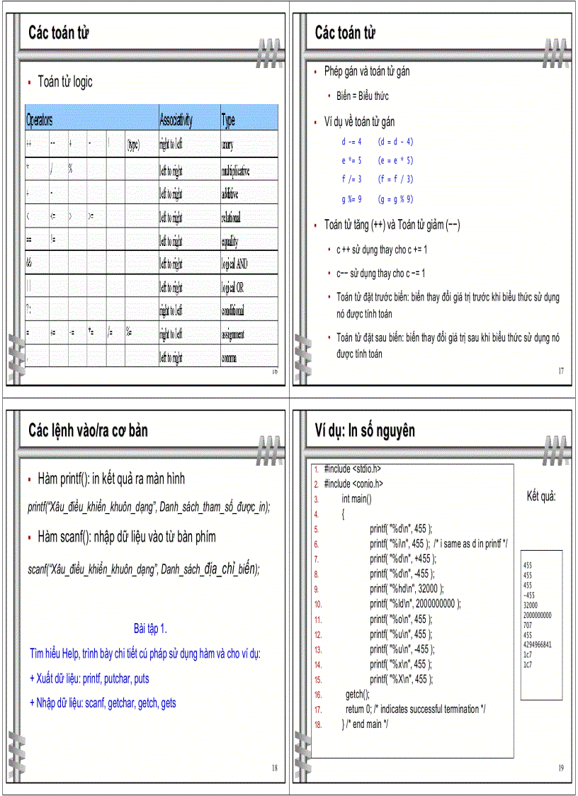 image for page Bài giảng kỹ thuật lập trình Lập trình C