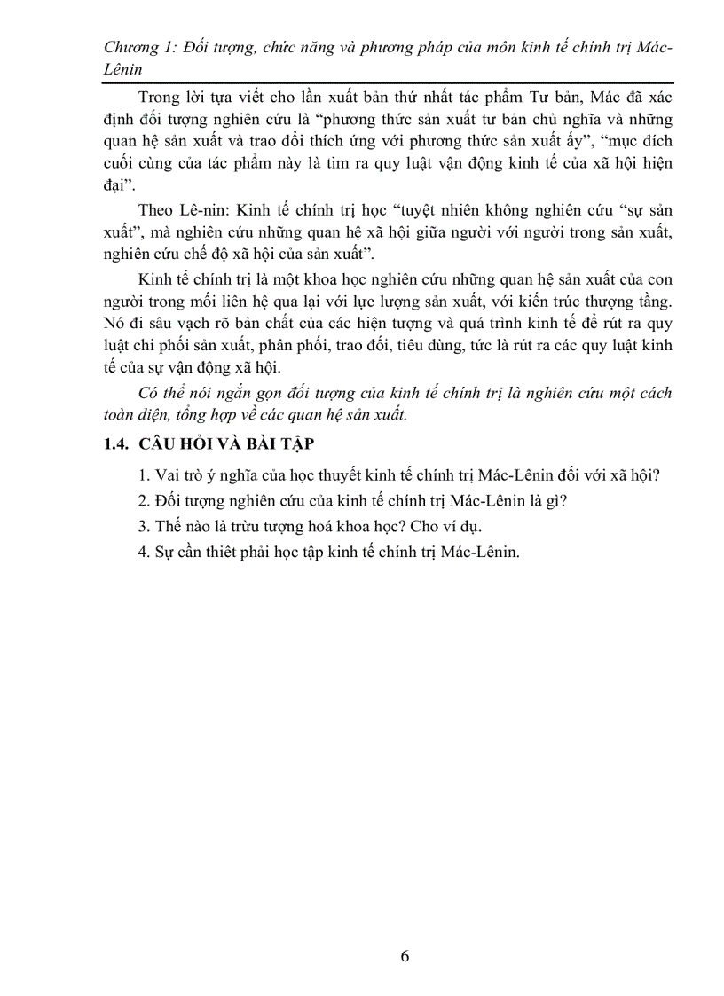 image for page Sách hướng dẫn học tập bộ môn kinh tế chính trị Mác Lê nin