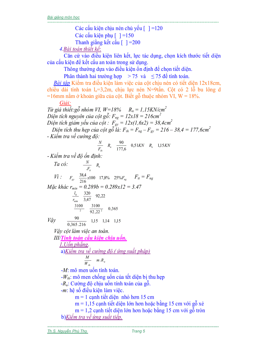 image for page Kết Cấu Xây Dựng Th S Nguyễn Phú Thọ
