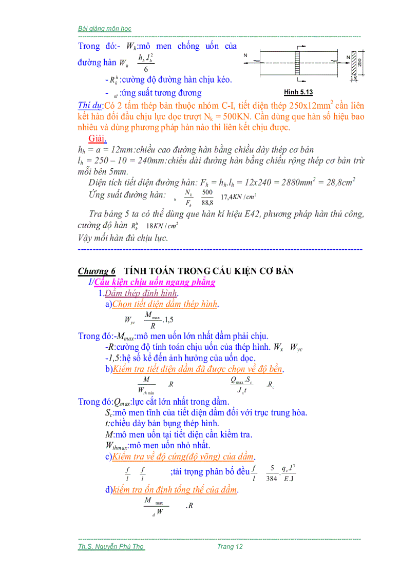 image for page Kết Cấu Xây Dựng Th S Nguyễn Phú Thọ