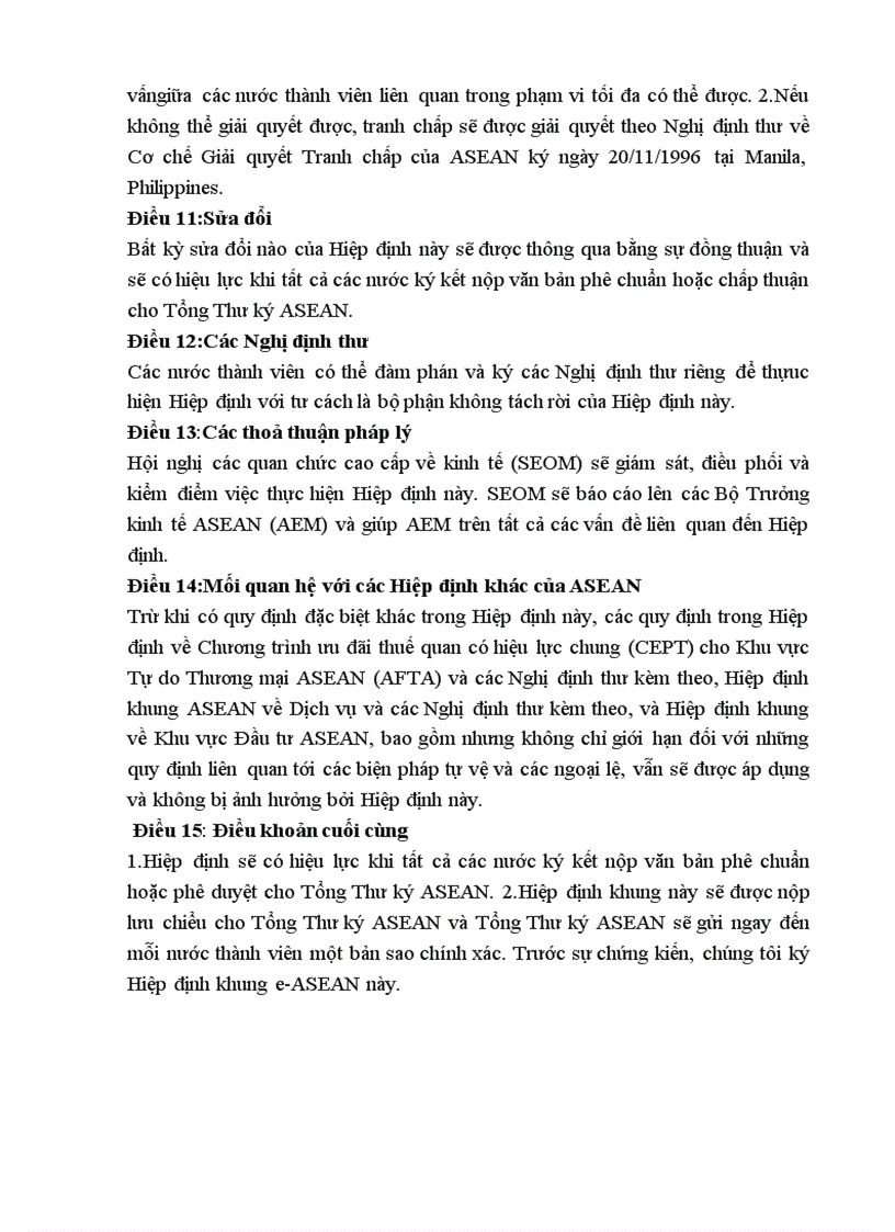 image for page Hiệp định khung e asean lời mở đầu