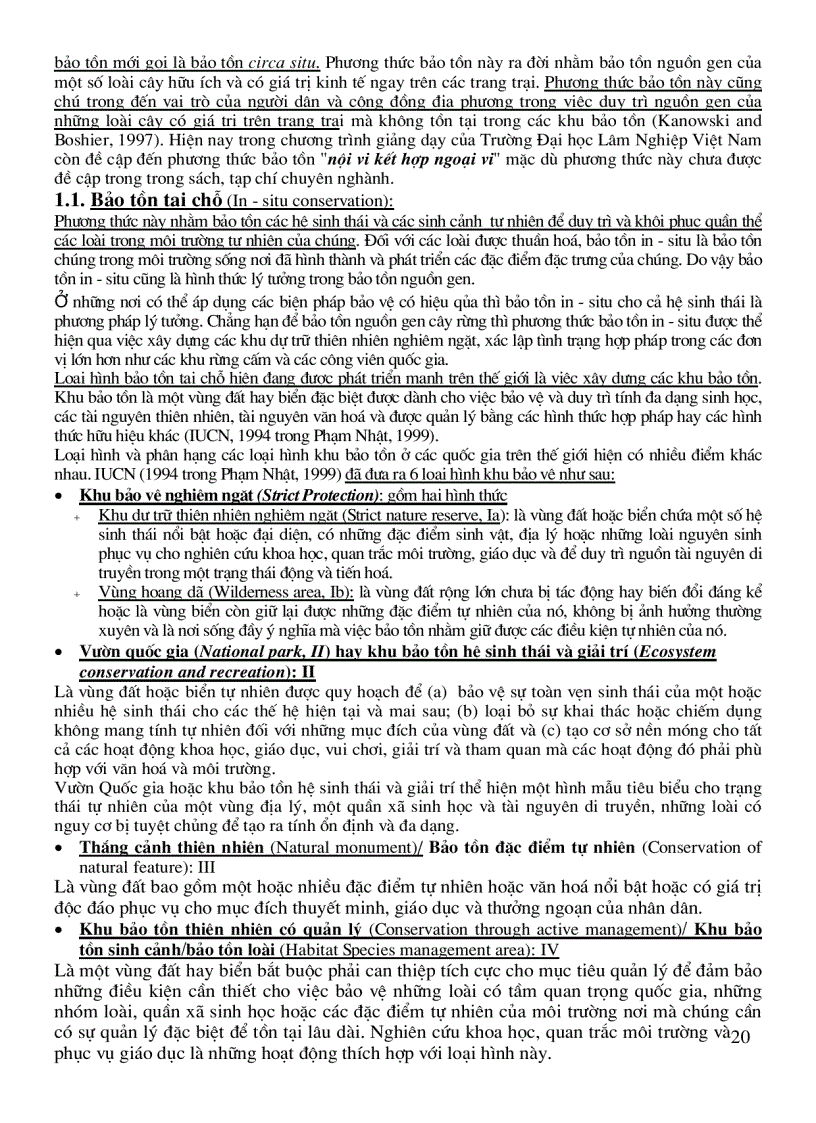 image for page Tổng Quan Về Bảo Tồn Đa Dạng Sinh Học