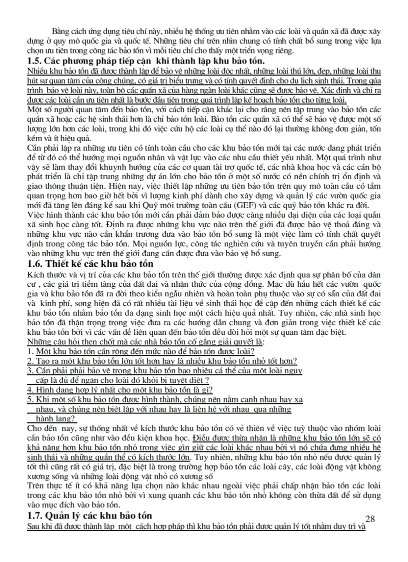 image for page Tổng Quan Về Bảo Tồn Đa Dạng Sinh Học