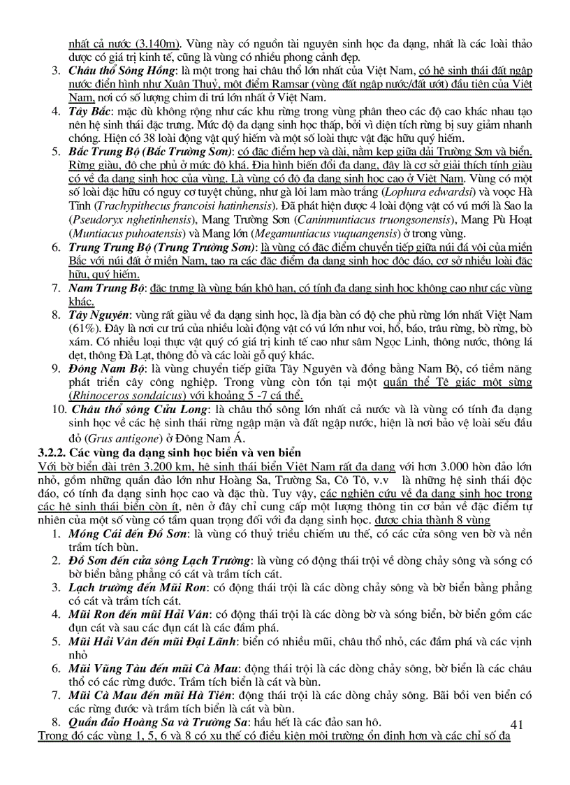 image for page Đa Dạng Sinh Học Và Bảo Tồn ĐDSH ở Việt Nam