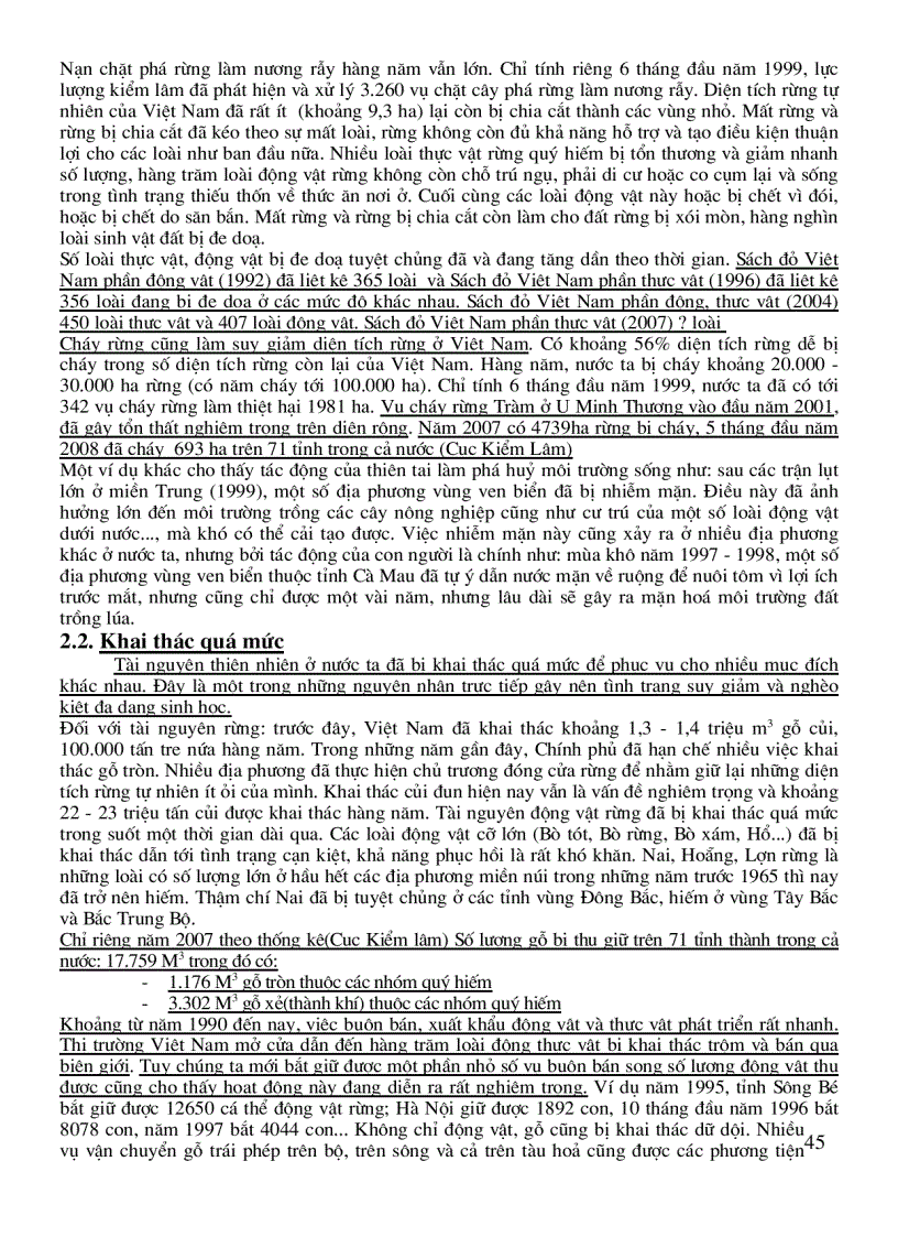 image for page Đa Dạng Sinh Học Và Bảo Tồn ĐDSH ở Việt Nam