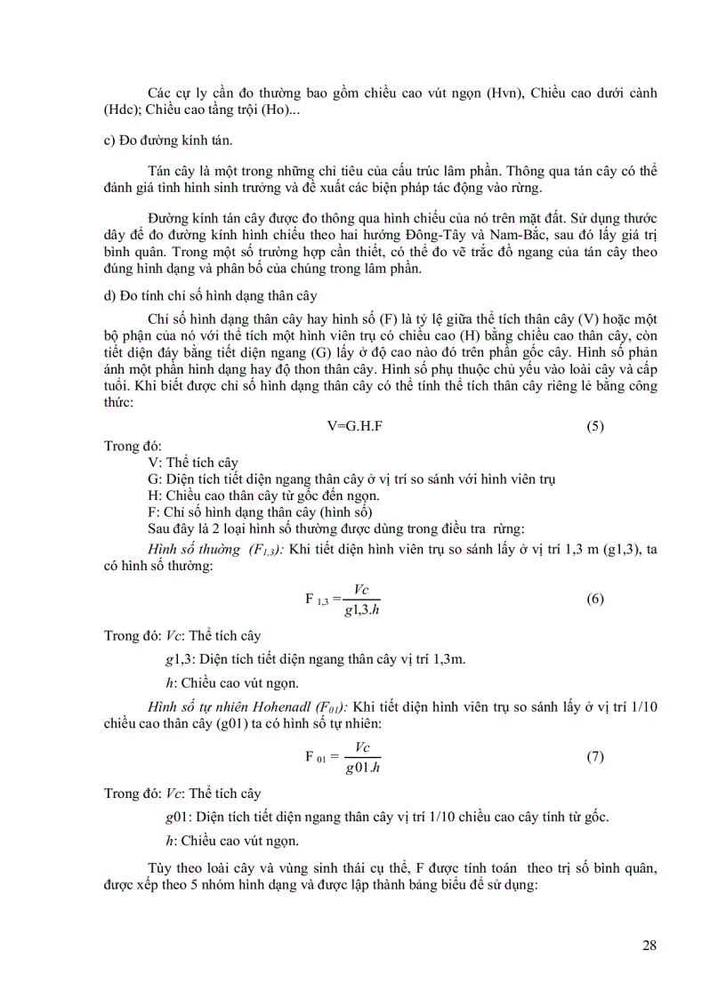 image for page Đo Đếm Cây Riêng Lẻ