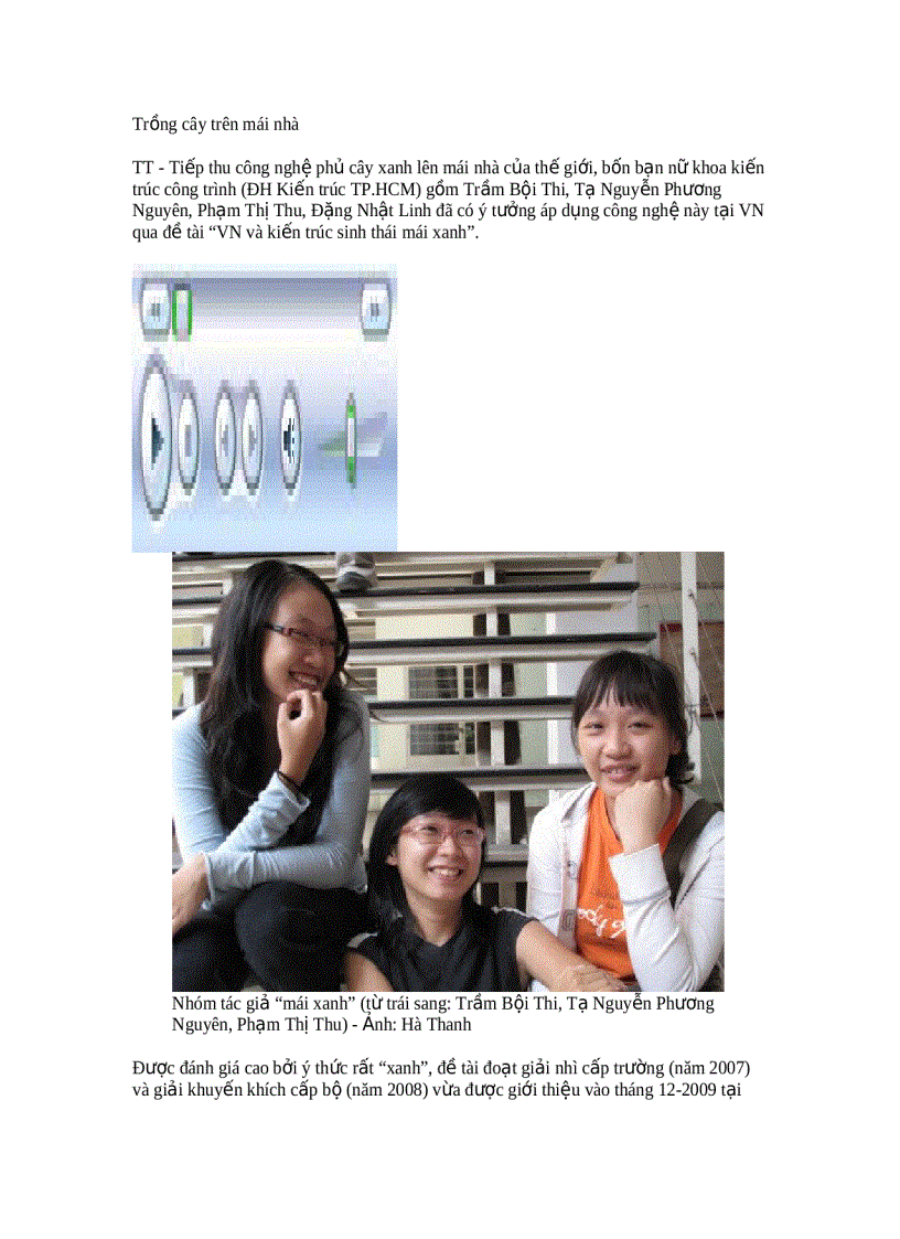 image for page Trồng cây trên mái nhà