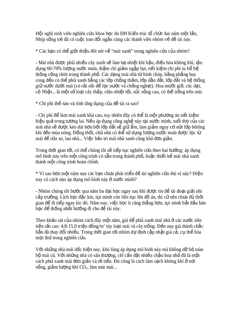 image for page Trồng cây trên mái nhà