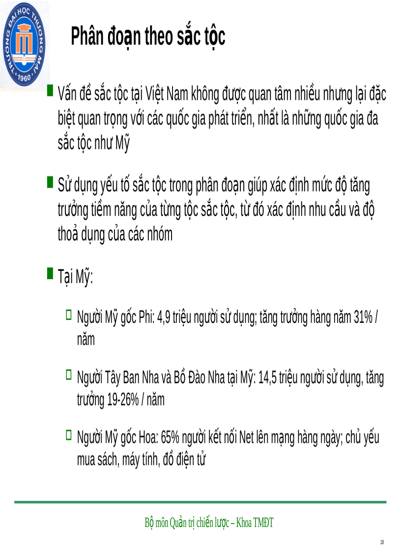 image for page Chương 4 Chiến lược định vị Và hoạch định marketing điện tử