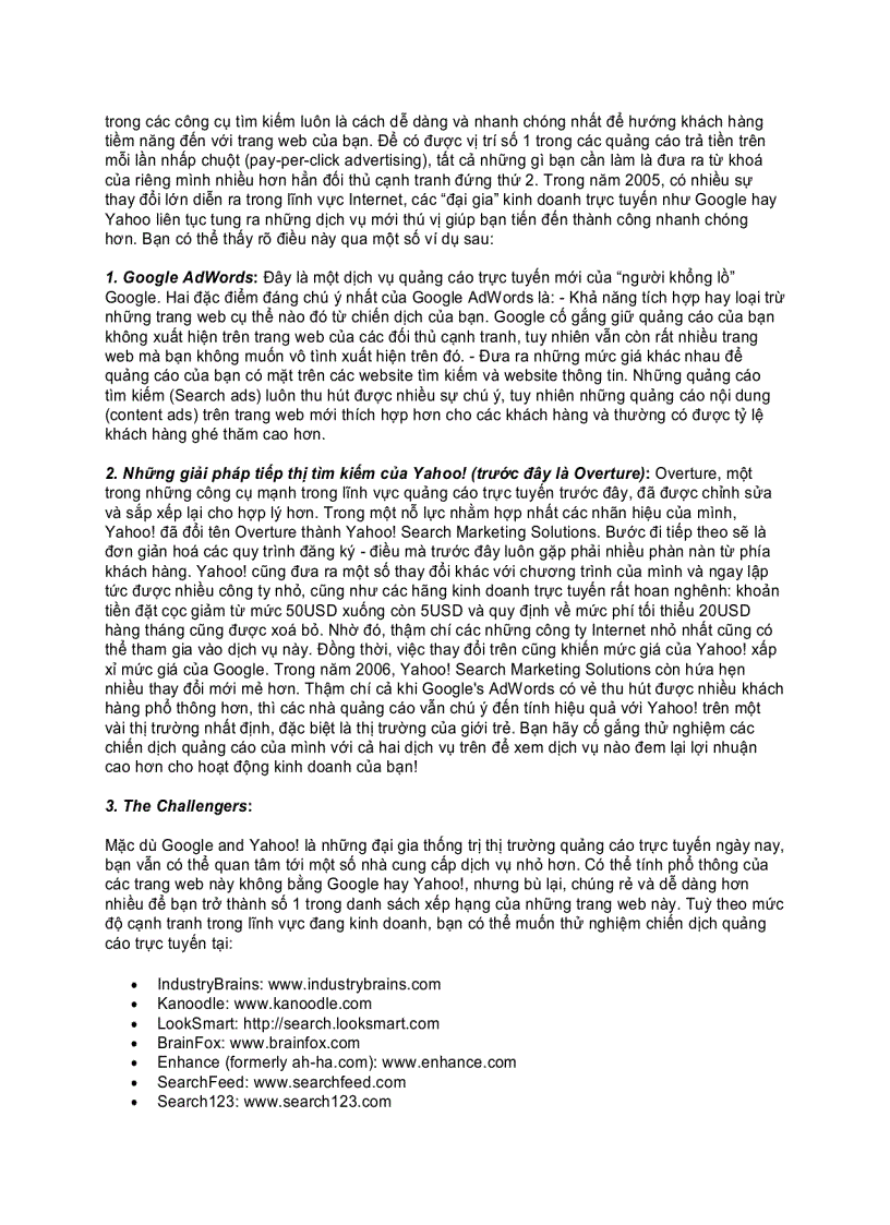 image for page Những chiến lược thông minh trong tiếp thị trực tuyến