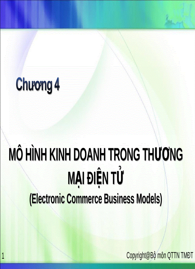 image for page Mô hình kinh doanh trong thương mại điện tử