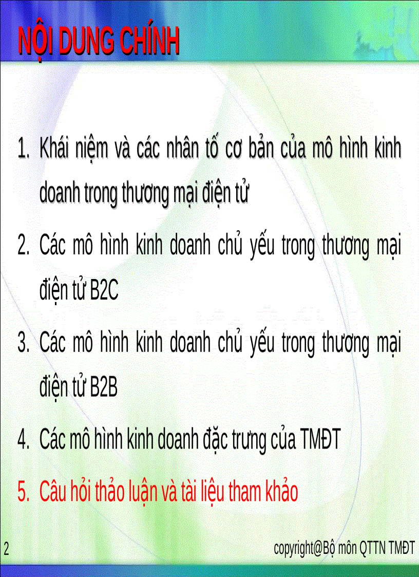 image for page Mô hình kinh doanh trong thương mại điện tử
