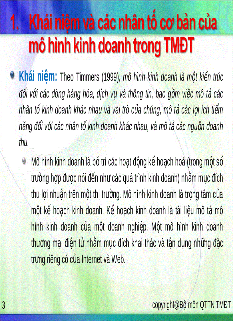 image for page Mô hình kinh doanh trong thương mại điện tử