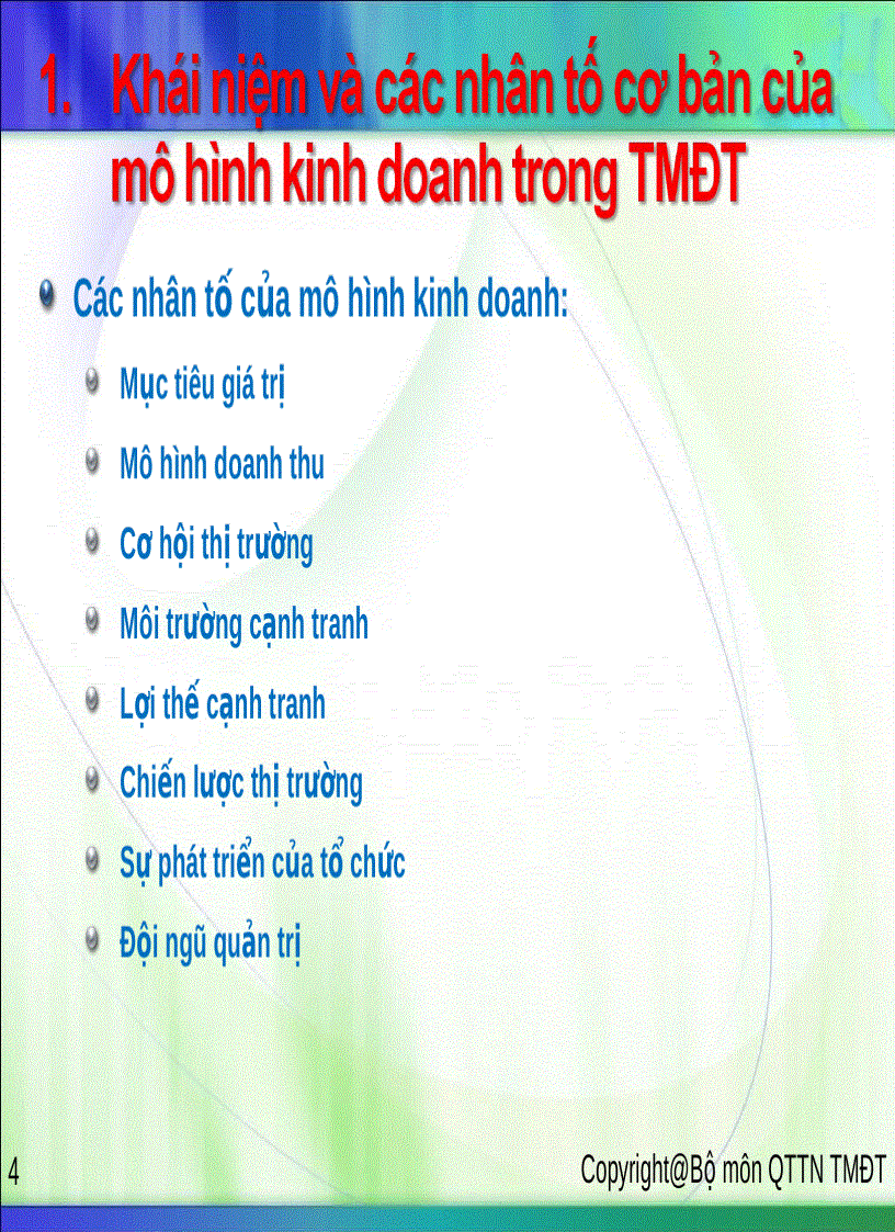 image for page Mô hình kinh doanh trong thương mại điện tử