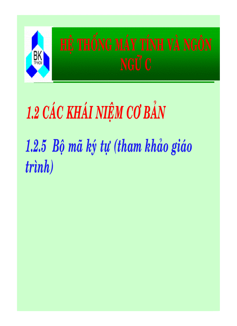 image for page Hệ thống máy tính và ngôn ngữ C