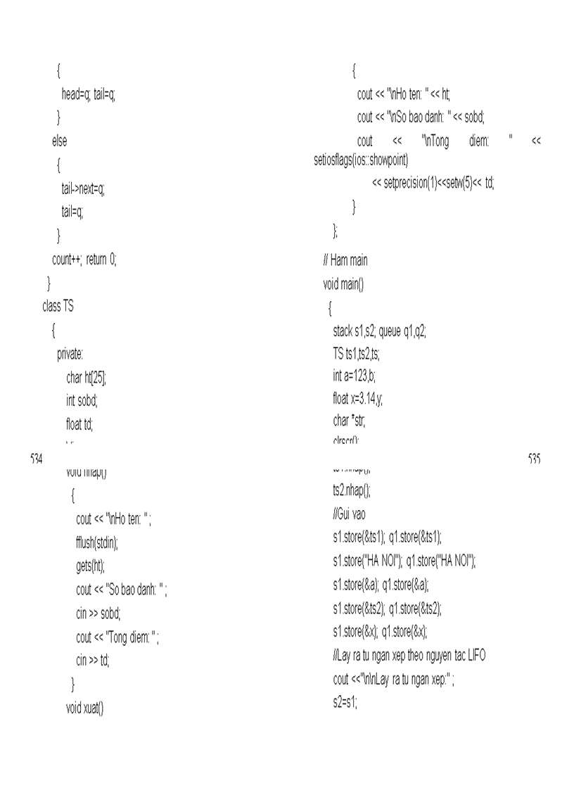 image for page Một số chương trình hướng đối tượng trên C