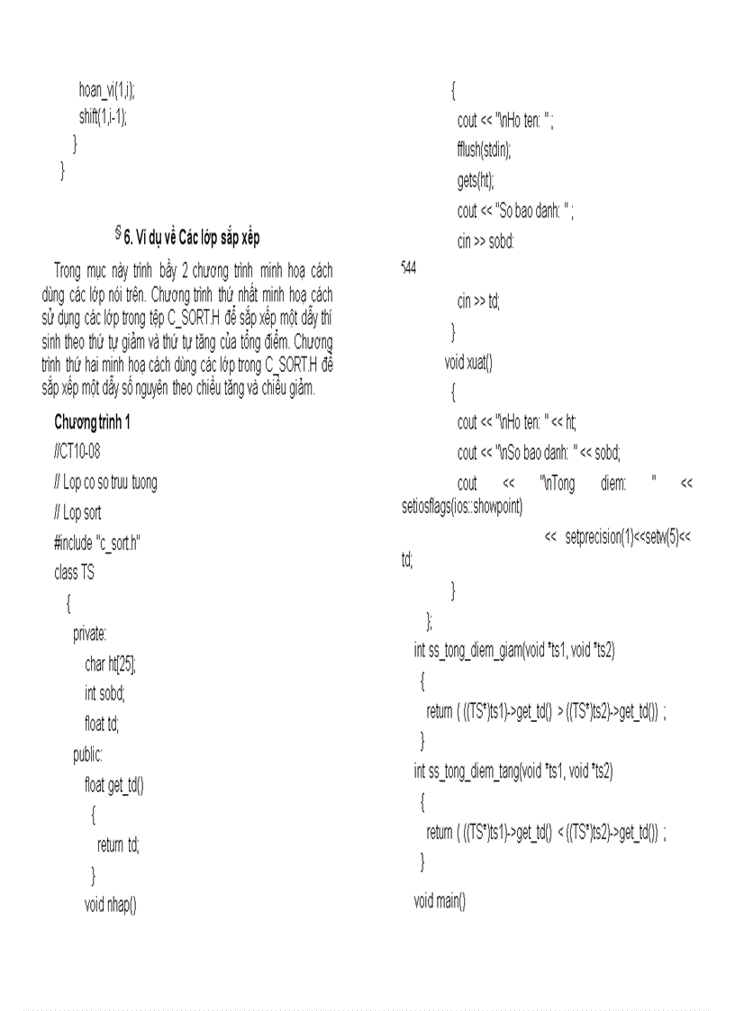 image for page Một số chương trình hướng đối tượng trên C