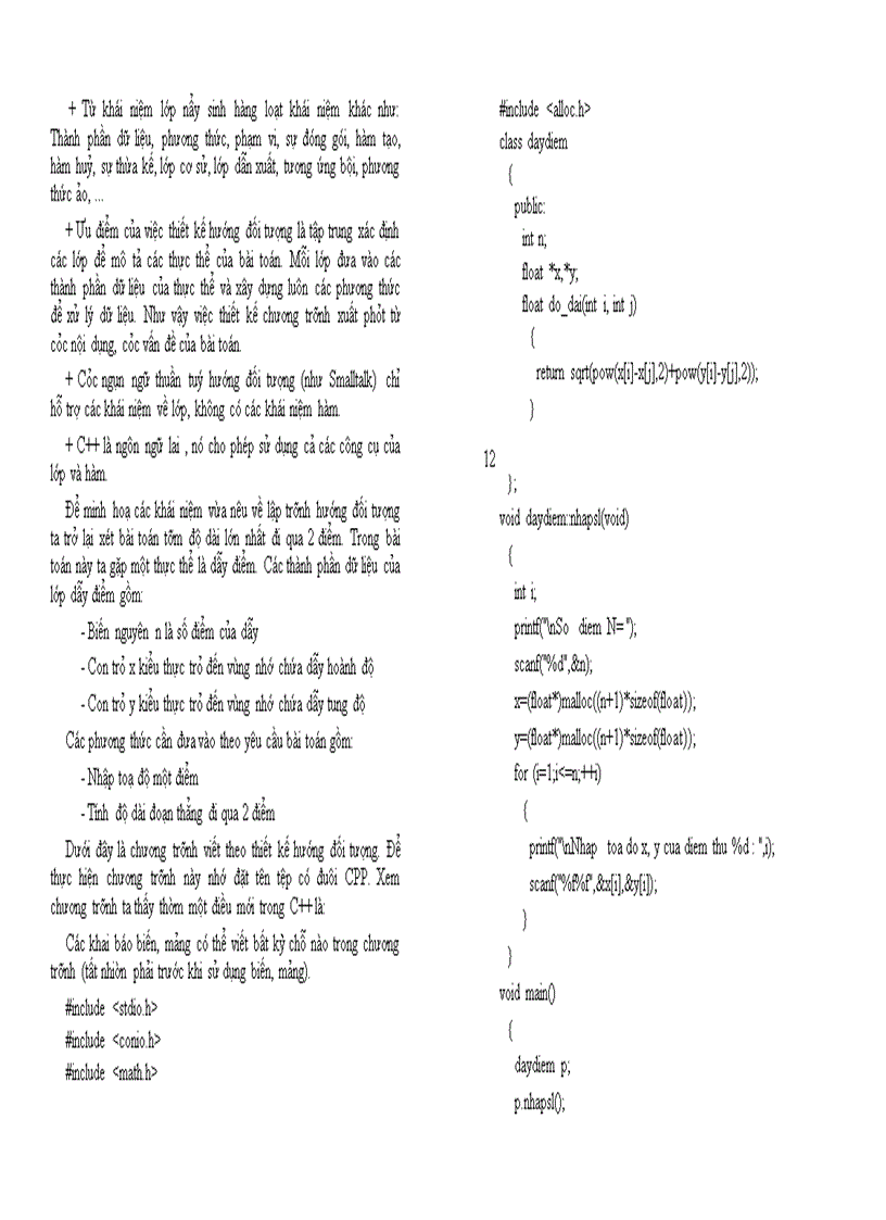 image for page C và lập trình hướng đối tượng bài giảng