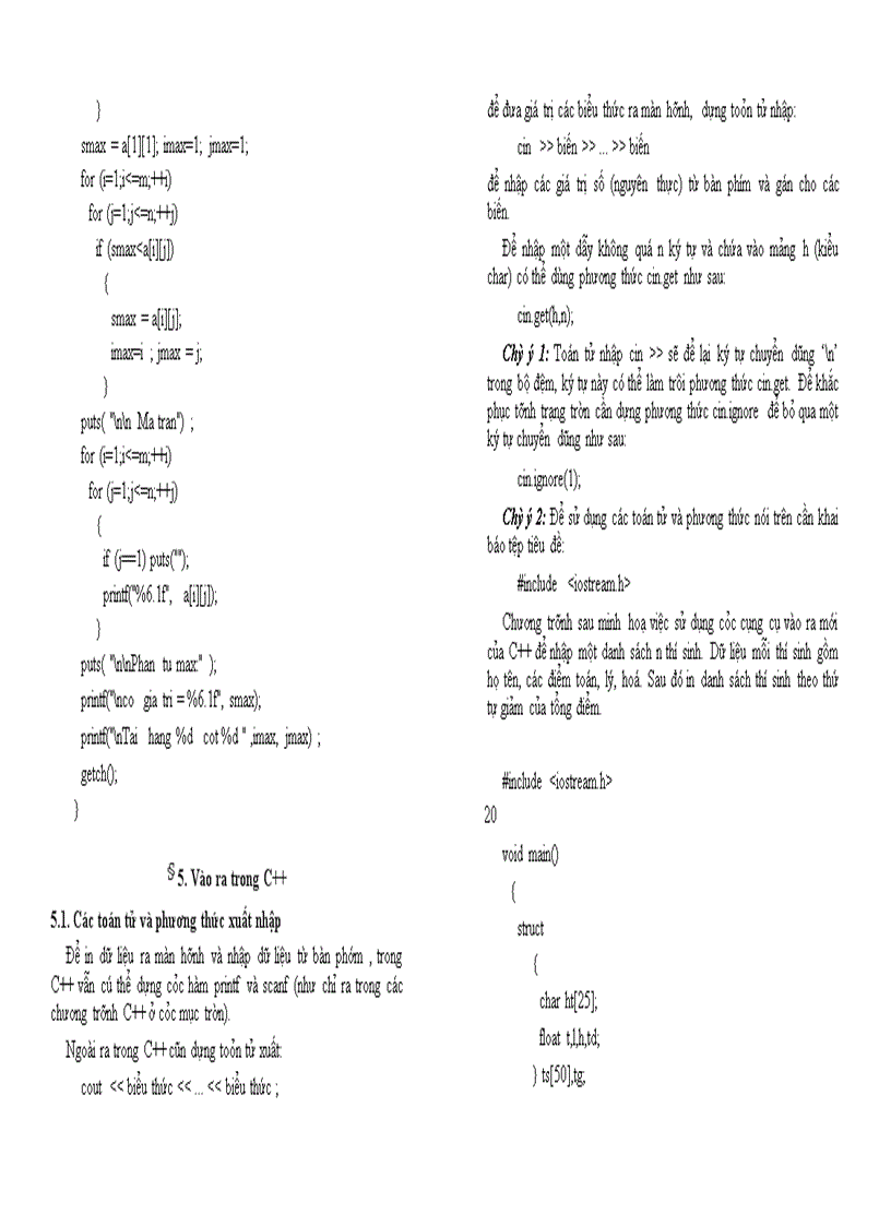 image for page C và lập trình hướng đối tượng bài giảng