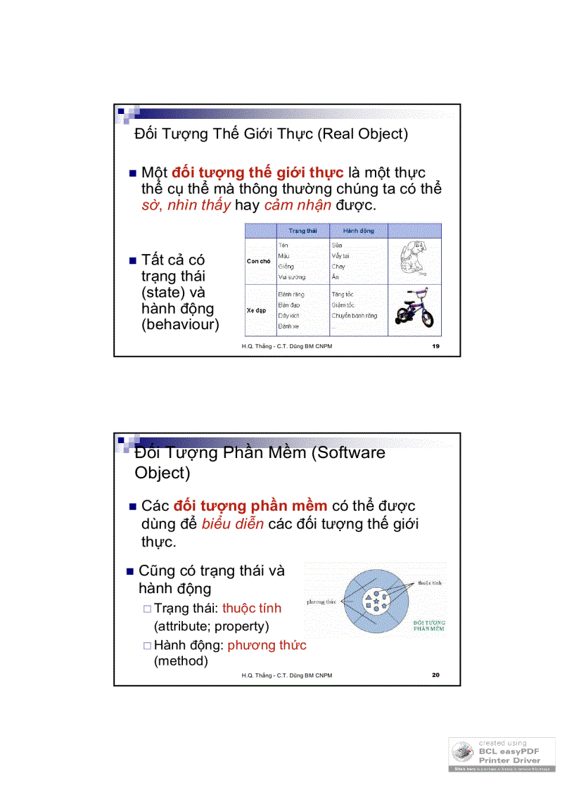 image for page Slide lập trình hướng dối tượng 1