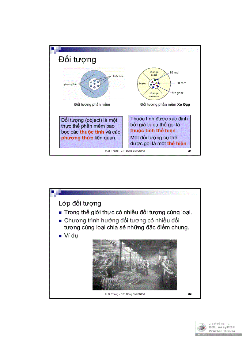 image for page Slide lập trình hướng dối tượng 1