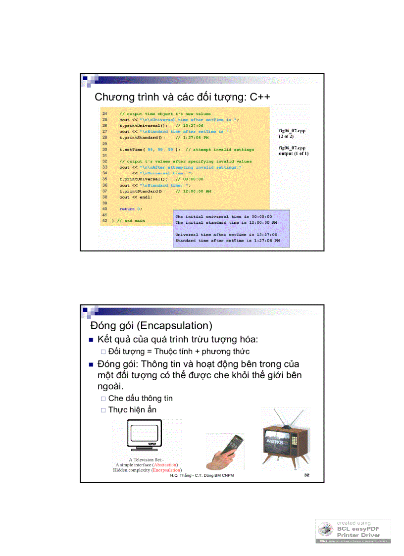 image for page Slide lập trình hướng dối tượng 1