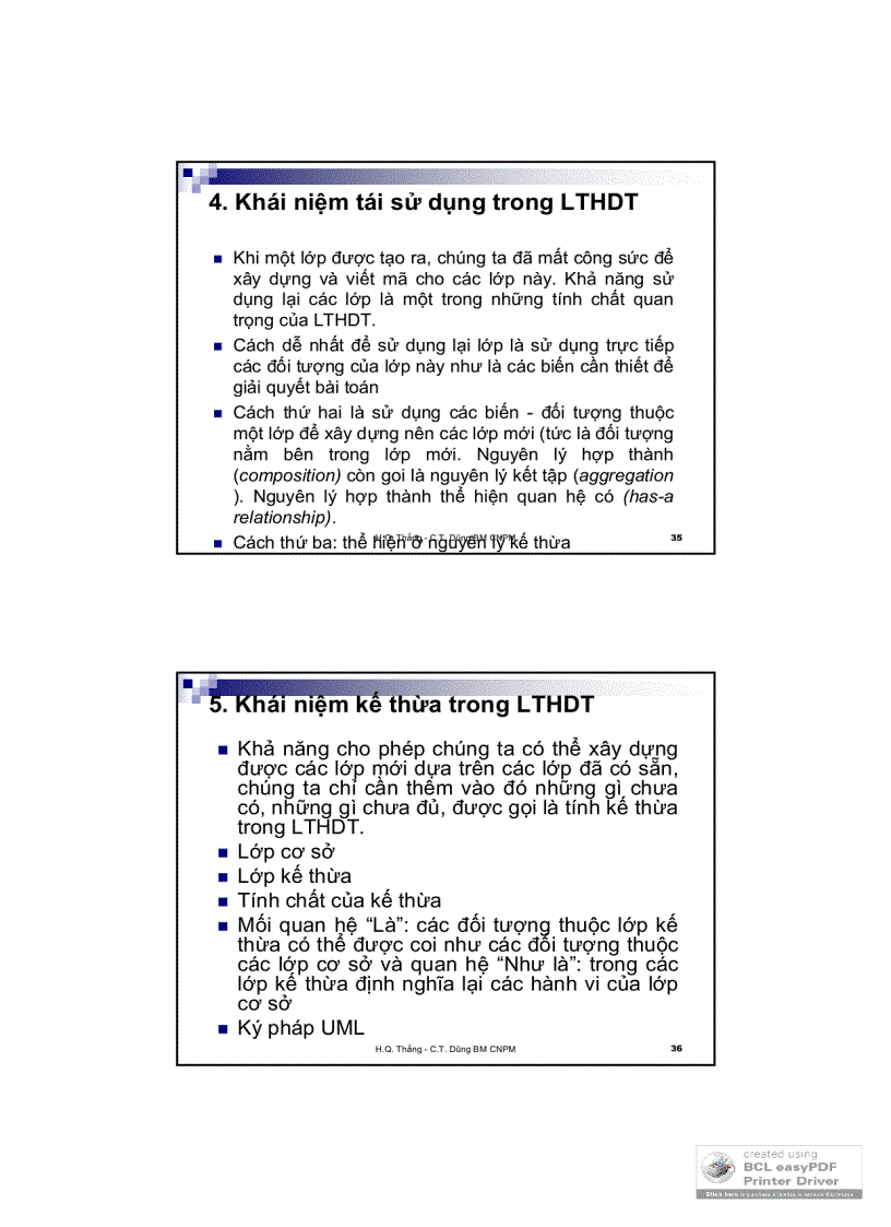 image for page Slide lập trình hướng dối tượng 1