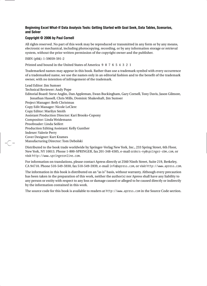 image for page Beginning Excel What If Data Analysis Tools Getting Started with Goal Seek Data Tables Scenarios and Solver