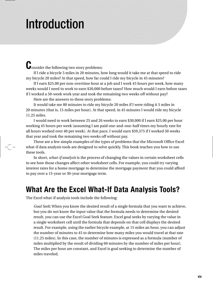 image for page Beginning Excel What If Data Analysis Tools Getting Started with Goal Seek Data Tables Scenarios and Solver