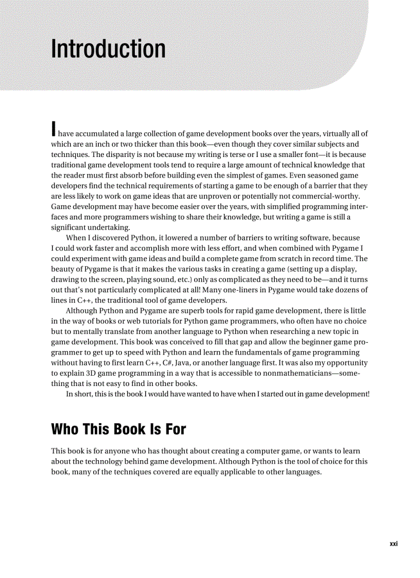 image for page Beginning Game Development with Python and Pygame From Novice to Professional