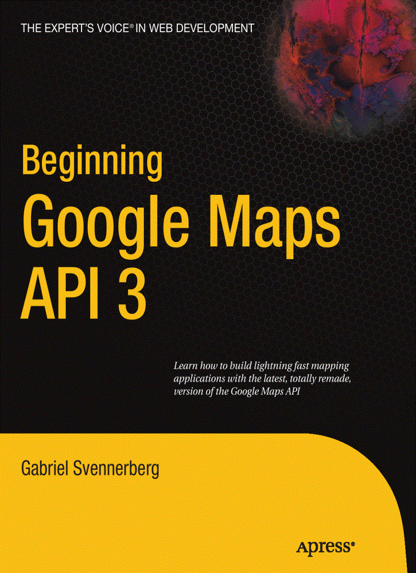 image for page Beginning Google Maps API 3