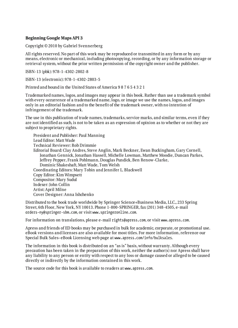 image for page Beginning Google Maps API 3